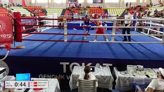 Berat Aycebi̇n - Emi̇r Yilmaz Türki̇ye Boks Federasyonu Alt Mi̇ni̇kler Ferdi̇ Boks Şampi̇yonasi Tokat 2025