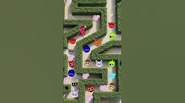 Peppa Pig EATS only ALL Sprunki in labyrinth #animation #sprunki #funny ​⁠