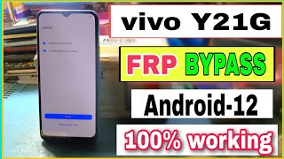 vivo y21g frp bypass android 12 || vivo y21g frp bypass kaise kare android 12