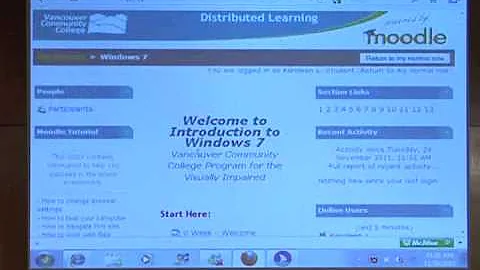 Online Course Showcase: Moodle for the Visually Im...