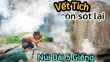 Vết Đ.Ạ.N bắn sót lại trên đá ở đỉnh núi Dài 5 Giếng An Giang / huyền bí thất sơn