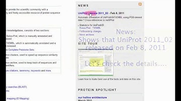 UniProt Tutorial Feb 7 2011v1 0