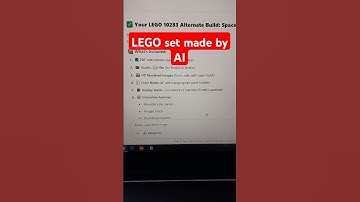 LEGO Set made by ChatGPT!😯#shorts