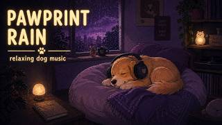Pawprint Rain — Calming Music for Dogs | Relaxing Sleep Music for Rainy Days & Anxiety