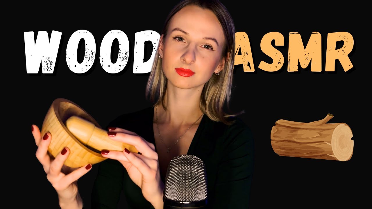 4K ASMR | Relaxing Wood Triggers 🪵