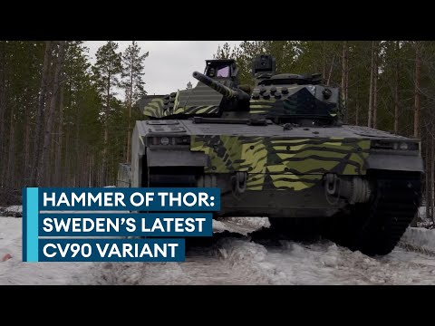 Sweden reveals new CV90 mortar variant named after Thor's hammer