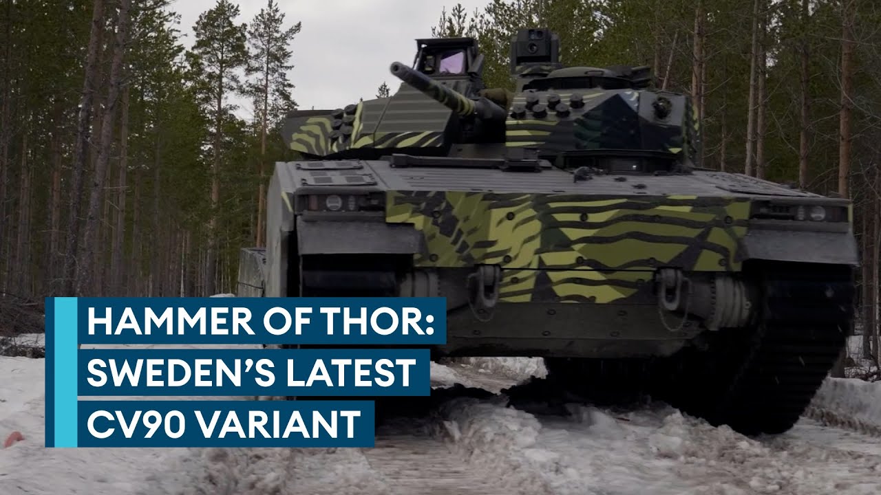 Sweden Reveals New Cv90 Mortar Variant Named After Thor S Hammer Youtube