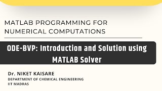 ODE-BVP: Introduction and Solution using MATLAB Solver