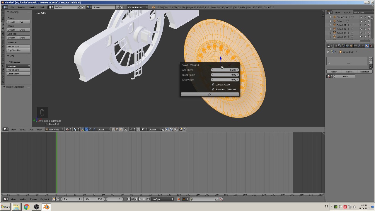 blender tutorial build a train part24 - YouTube
