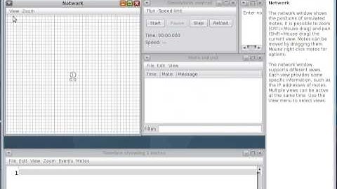LED Blink In Cooja Sensor Motes