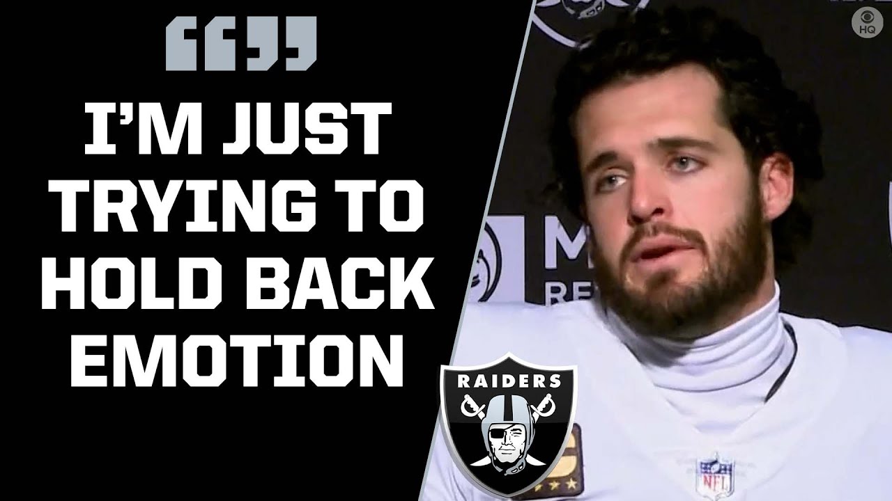 Derek Carr on Raiders Tough Playoff Loss to Bengals in NFL Wild Card Round CBS Sports HQ YouTube