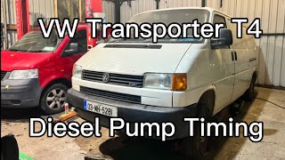 Transporter T4 Diesel Fuel Pump Timing 2.5tdi