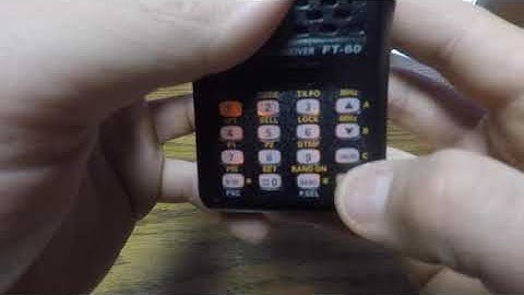 How to Program in Repeaters on the Yaesu RT-60 Radio