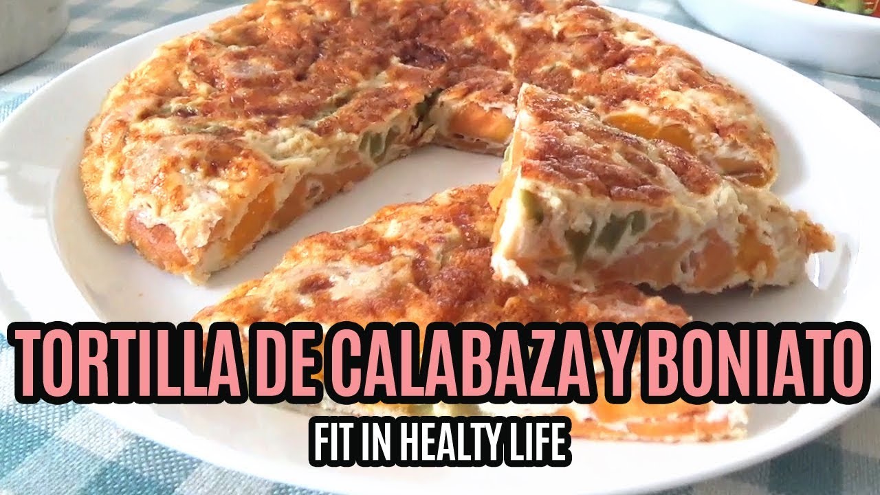 TORTILLA DE CALABAZA Y BONIATO - Fit in Healty Life whey protein complex 100