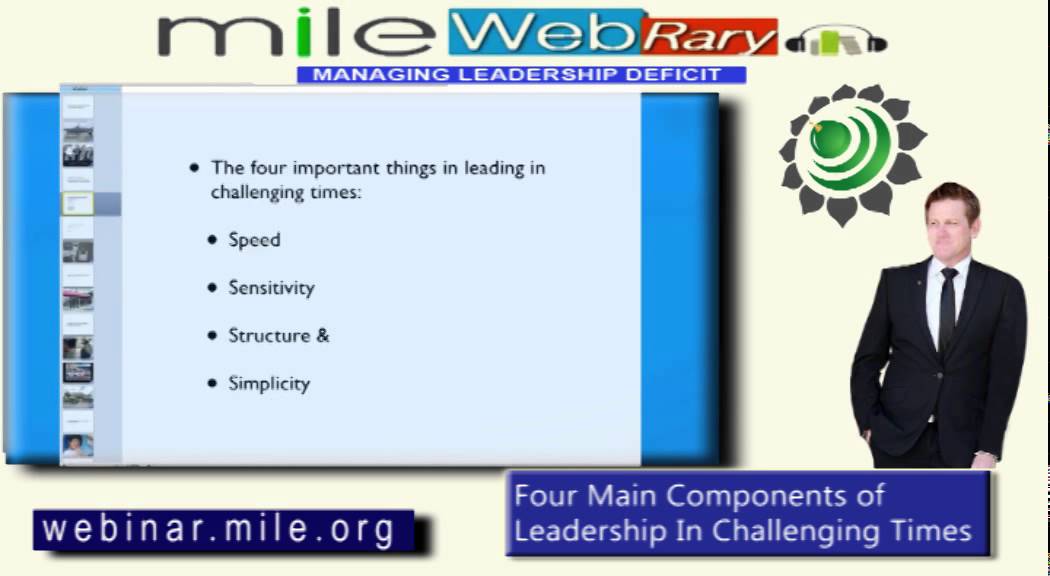 Four Main Components of Leadership In Challenging Times | Peter Baines