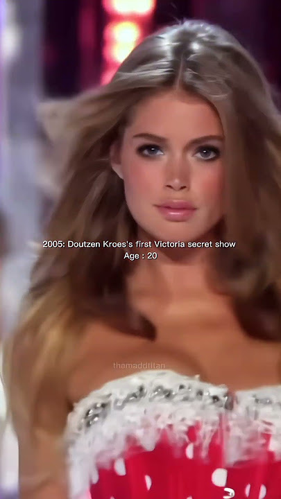 Doutzen Kroes for Victoria secret 2024 vs 2005 #shorts #victoriasecret #runway #fashion #supermodel