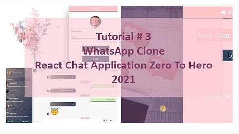 #3 Build ReactJS Firebase Chat Application | Build WhatsApp Web App clone| Create Firebase