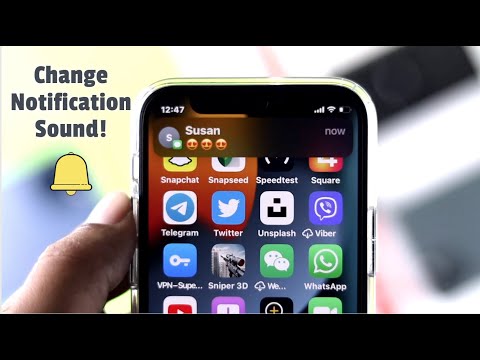 Change Notification Sound on iPhone [For Different APPS]