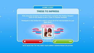 TRESS TO IMPRESS HAIR HOBBY EVENT | THE SIMS FREEPLAY INDONESIA