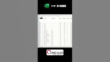 Excel to Gcode #oneclickcabinet #sketchup #plugins #cnc