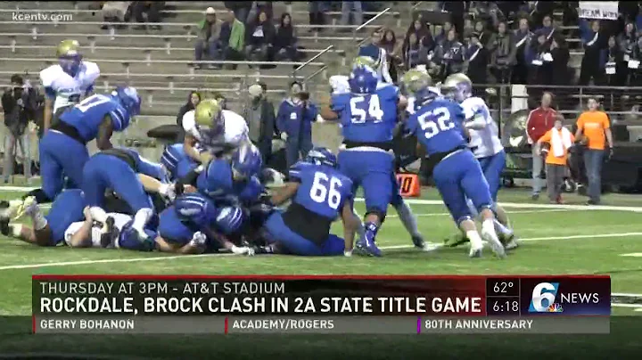 Rockdale, Brock to clash in 2A state title game
