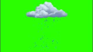 Rain Greenscreen - Greenscreen efek hujan