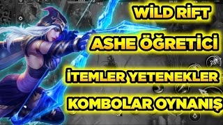 LoL Mobile ASHE ÖĞRETİCİ - BUİLD,SKİLL-COMBO ASHE NASIL OYNANIR Wild Rift screenshot 2