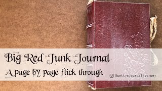 Big Red - a Junk Journal Flick Through