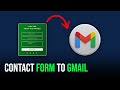 How to create a working contact form with html  receive data from form  to  gmail
