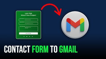 How To Create a Working Contact Form With HTML | Receive Data From Form  to  Gmail