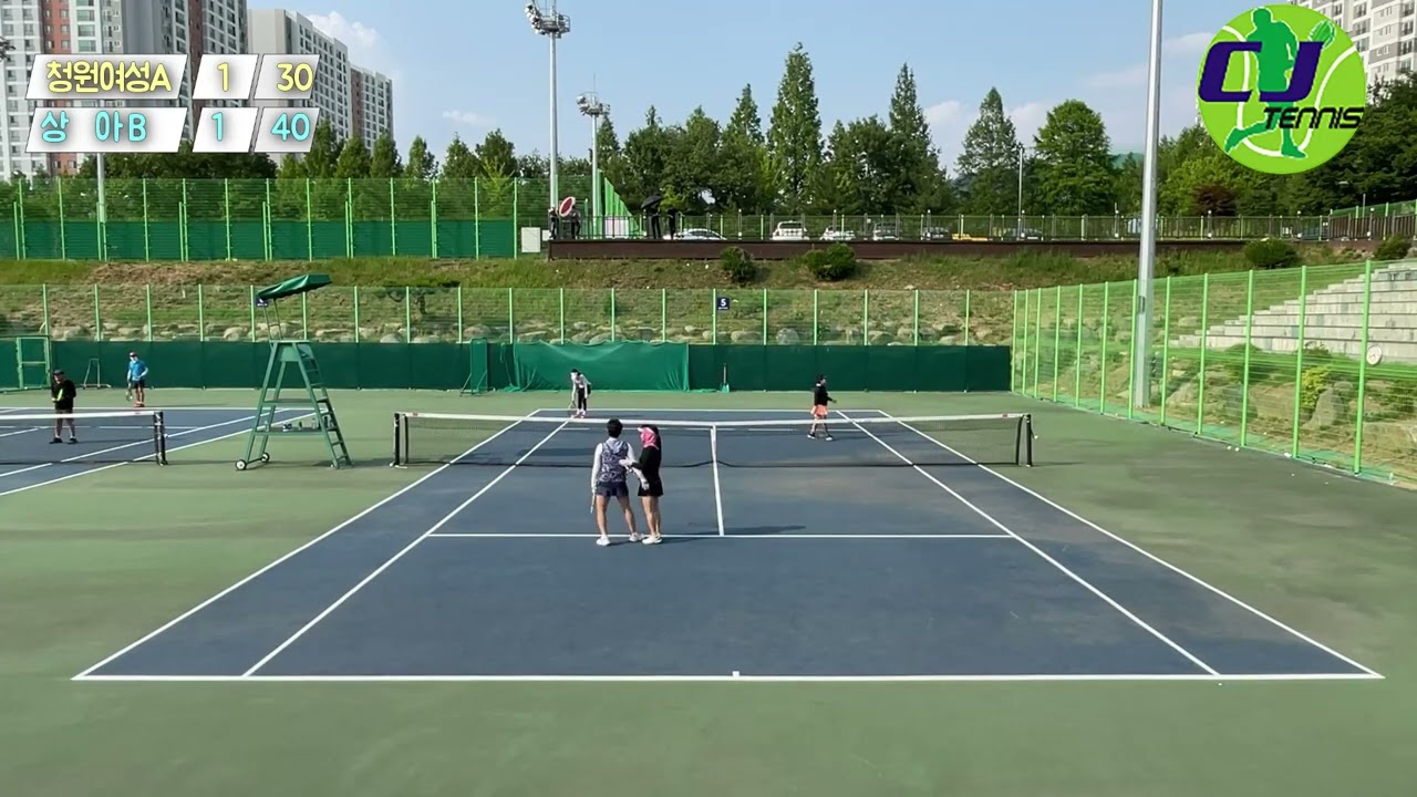 2022년 제9회 청주시 협회장배 생활체육테니스대회 개나리부 결승(2경기)
