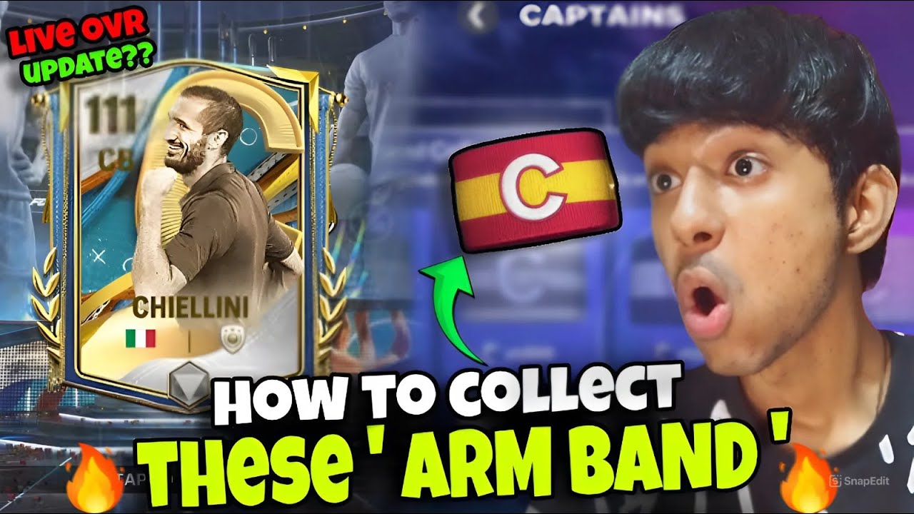 LIVE OVR UPDATE 😱 Totti, Iniesta & Chiellini | How to Get Armbands in Captains Event | In Hindi