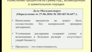 Возмещение НДС в заявительном порядке
