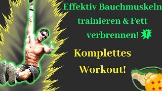 Bauch Workout | ►► Effektiv Bauchmuskeln trainieren &amp; Fett verbrennen!