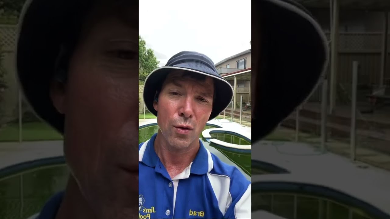 Pool Goes Brown from building site runoff