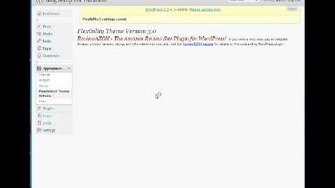 Blog Setup - Flexibility 3 Wordpress Theme Customization Part 1