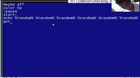 VIDEO BLOG - COS1 Project ( MS DOS )