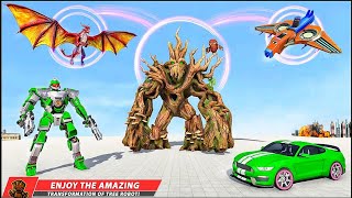 Dragon Robot Tree Blue Robot Transform Games 2022 - iOS Android Gameplay screenshot 4