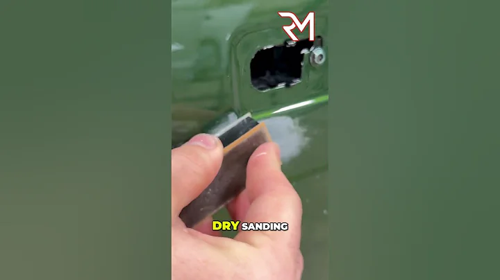 Wet vs. Dry Sanding: Which Method Reigns Supreme? #autorefinish #diy #automotiverefinishing