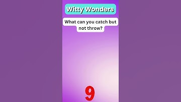 What Can You Catch But Not Throw? 👐🤔