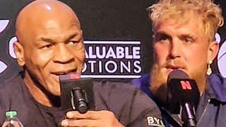 Jake Paul vs Mike Tyson • NY KICKOFF PRESS CONFERENCE & Face Off Video