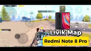 Livik Map 🏁 | 5 Fingers + Gyroscope | Redmi Note 8 Pro 2024 pubg gameplay