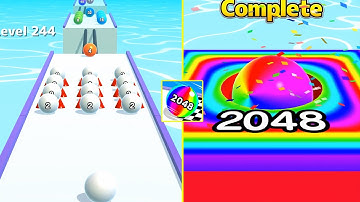 Ball Run 2048 All Levels Android iOS gameplay walkthrough ep30