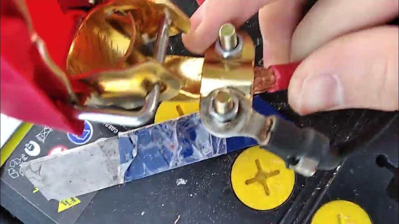 Быстросъёмные клеммы для аккумулятора Hyundai Accent 2004 AG часть 4 ...