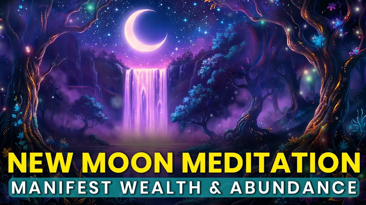 New Moon Meditation Music (March 2026): Manifest Financial Success ...