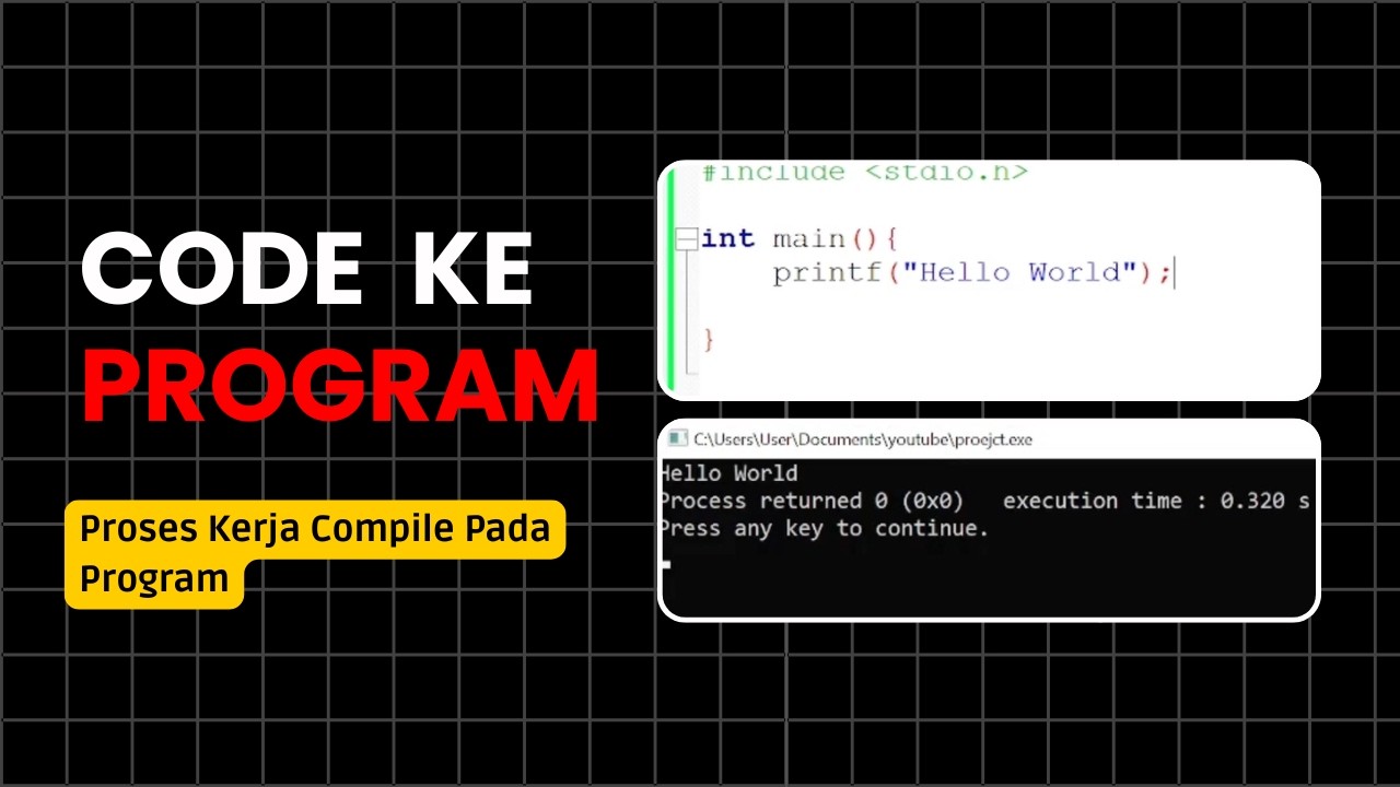 PROSES KERJA COMPILE | DARI CODE MENJADI APLIKASI