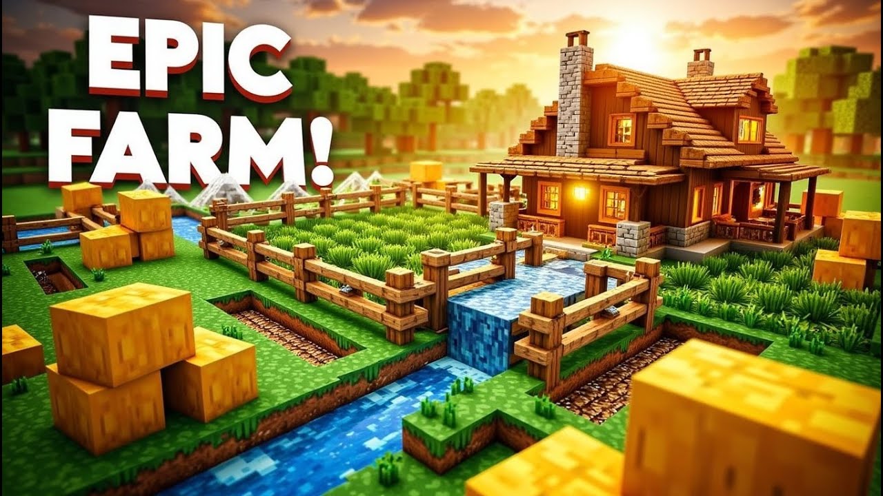 I Built the Most INSANE Minecraft Farm Ever! 🌾🔥| Uzair Gaming ...