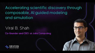 Accelerating scientific discovery through composable, AI guided modeling and simulation