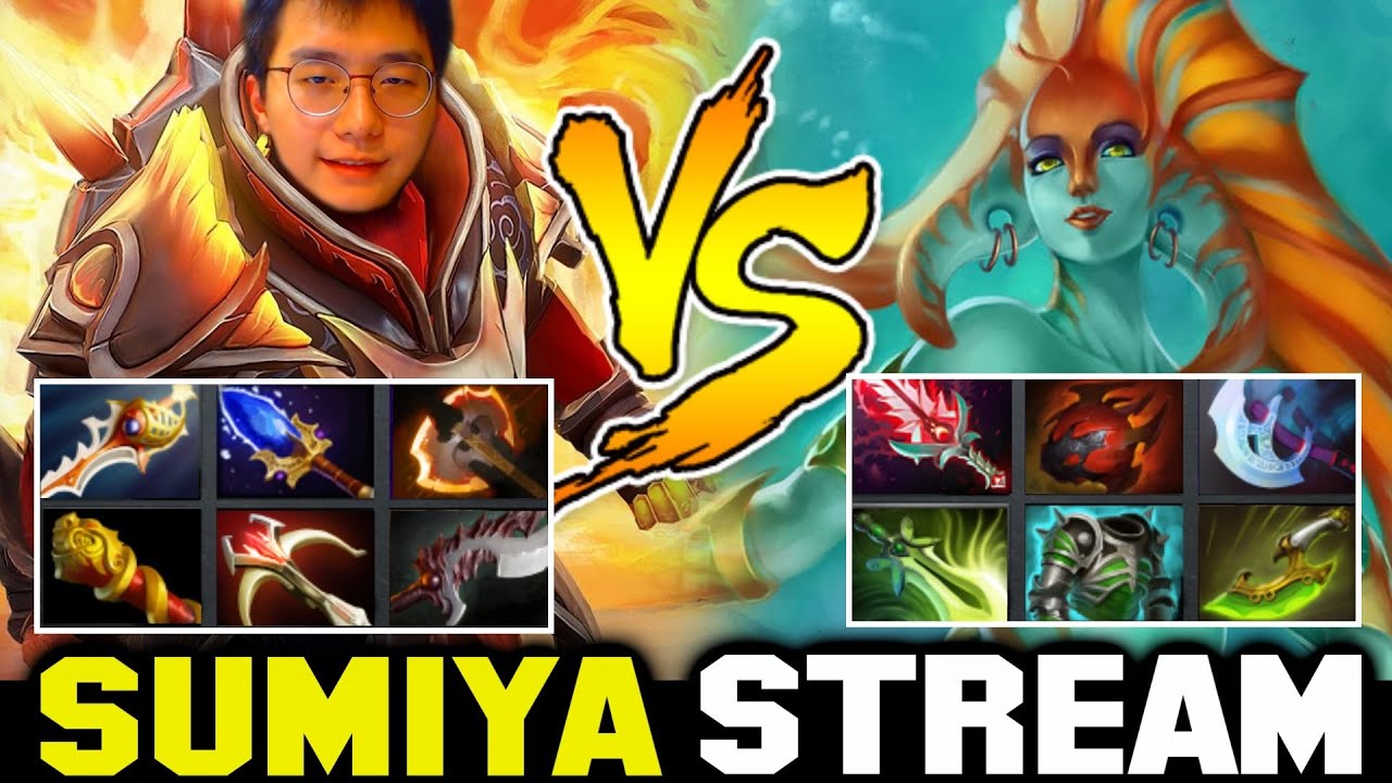 Sumiya R Sumiya Divine Rapier vs 860 Last Hit Naga Siren | Sumiya Stream Moment ...