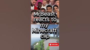 MrBeast reacts to my minecraft clip | 6b6t #shorts #minecraft #6b6t